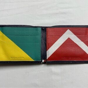Tommy Hilfiger Rate Color Scheme Multicolor Leather Wallet